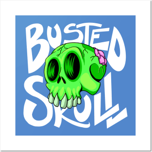 Busted Skull Posters and Art